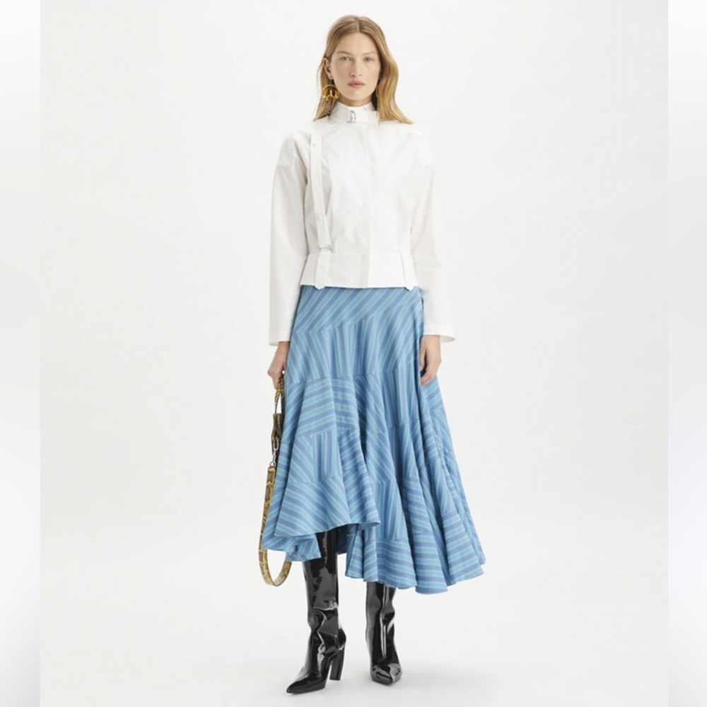Tory Burch ASYMMETRIC JERSEY SKIRT size 4